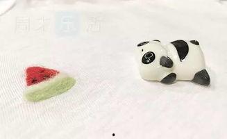 带你吃瓜羊毛毡,体验手工艺术的魅力